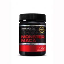 Monster Maca Peruana - 120 C�psulas - Probiotica*** LACRE ROMPIDO *** Data Venc. 19/11/22