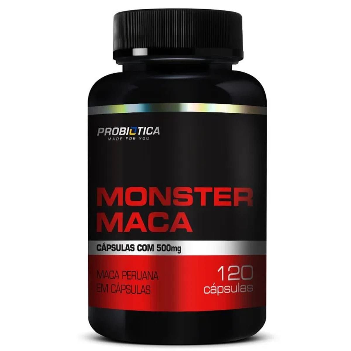 Monster Maca Peruana - 120 C�psulas - Probiotica