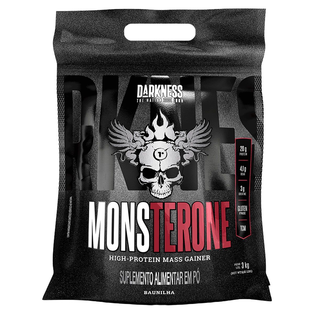 Monsterone Darkness - 3000g Refil Baunilha - IntegralM�dica