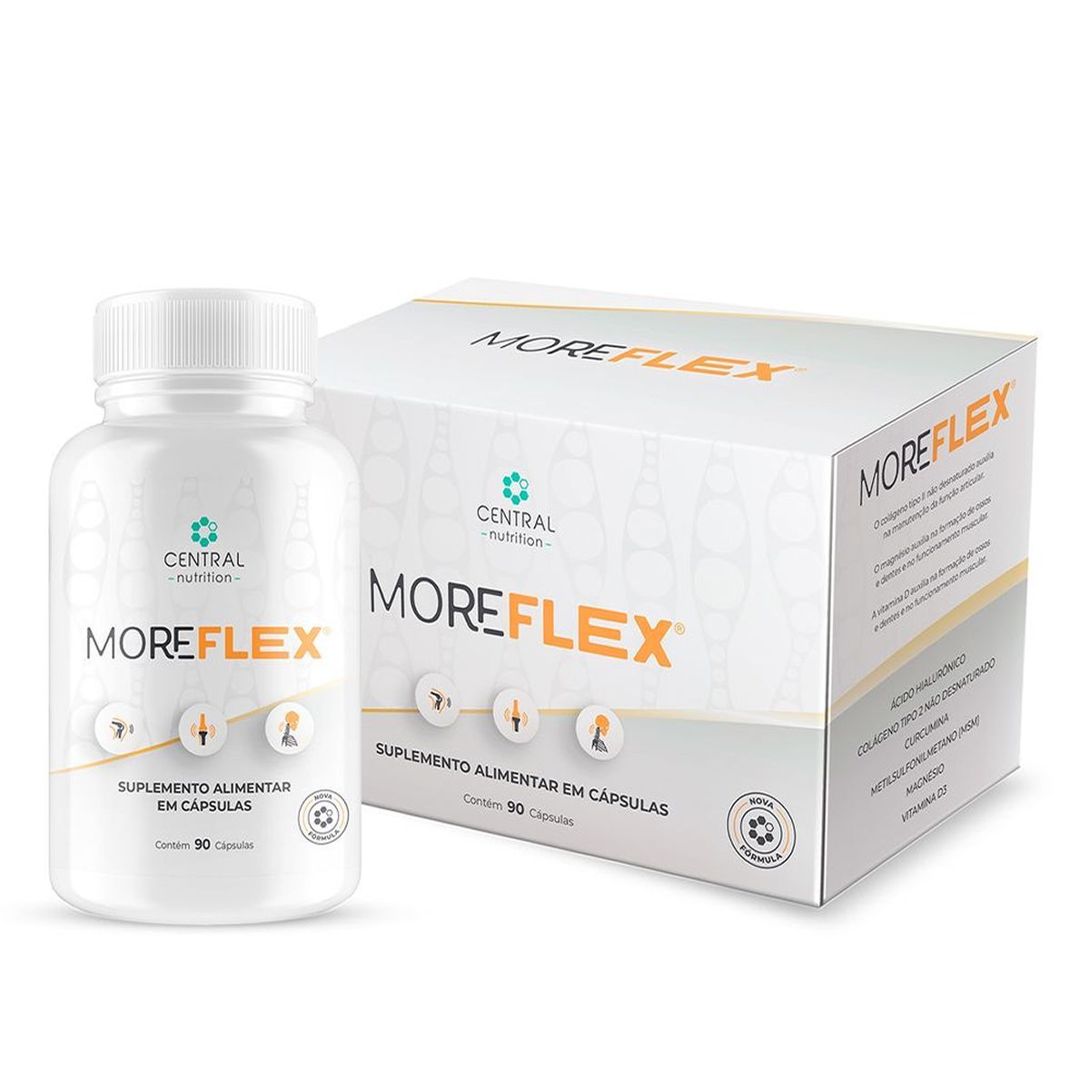 MoreFlex - 90 C�psulas - Central Nutrition