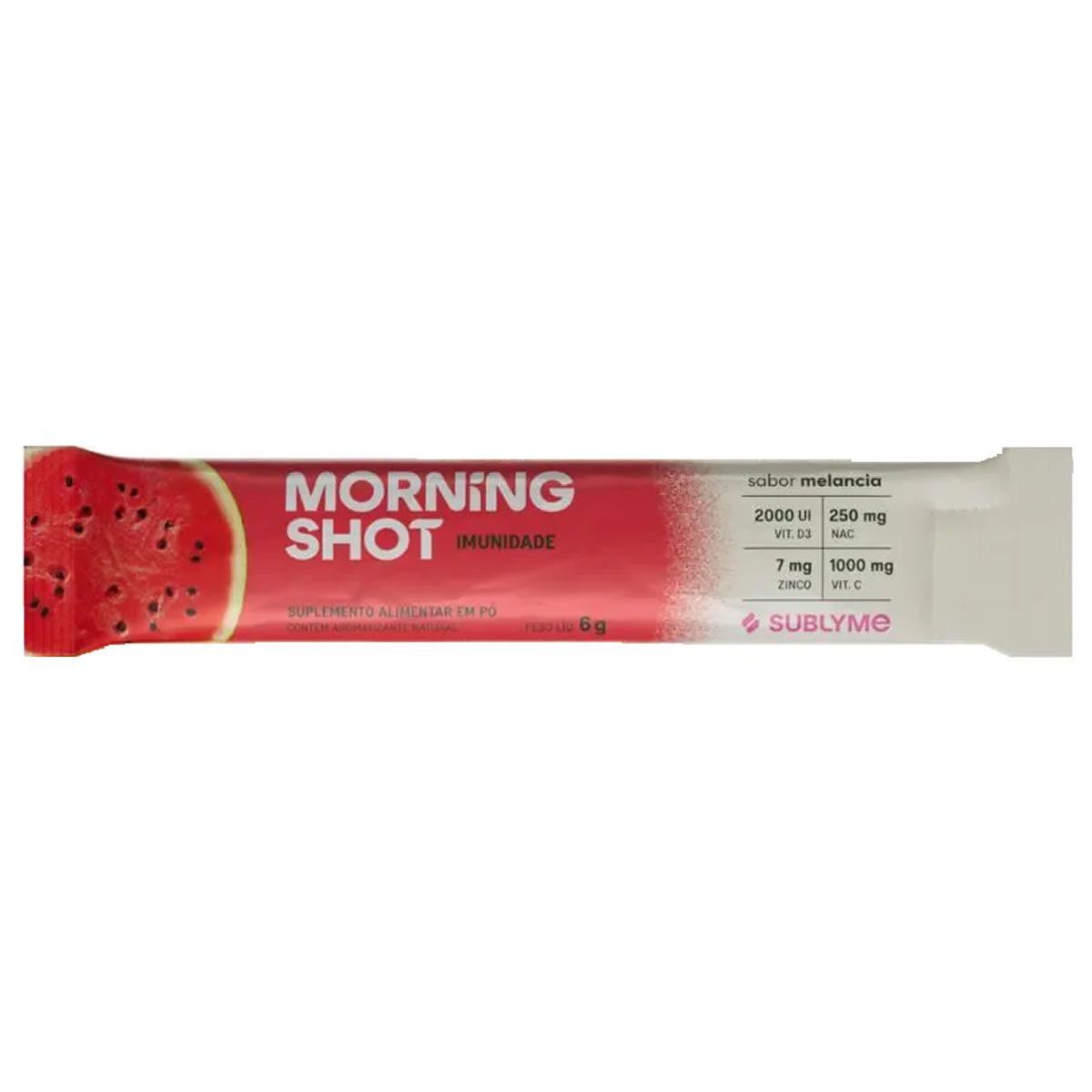 Morning Shot - 1 Sach� 6g Melancia - Sublyme