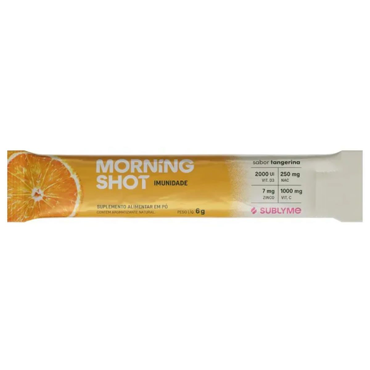 Morning Shot - 1 Sach� 6g Tangerina - Sublyme