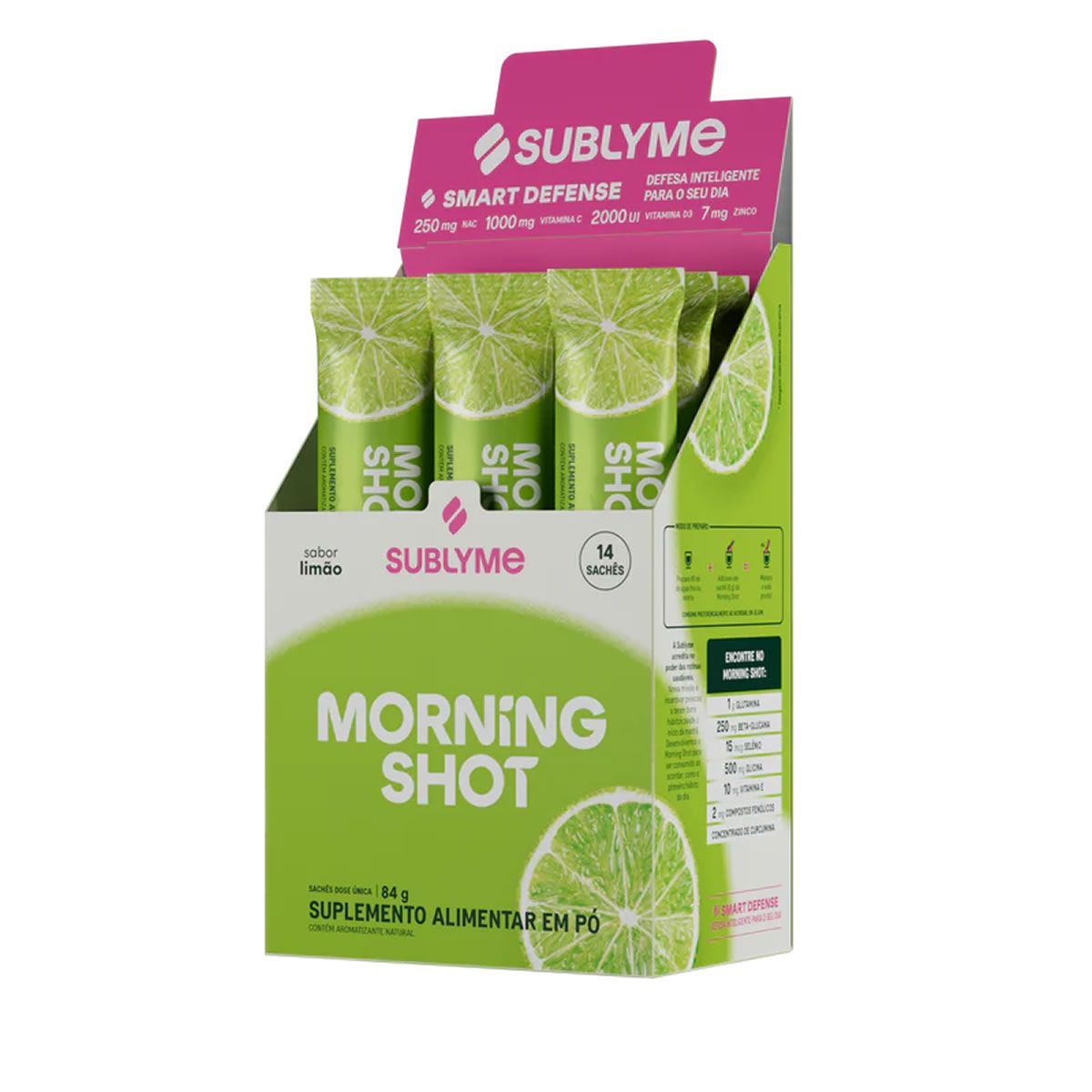Morning Shot - 14 Sach�s 6g Lim�o - Sublyme