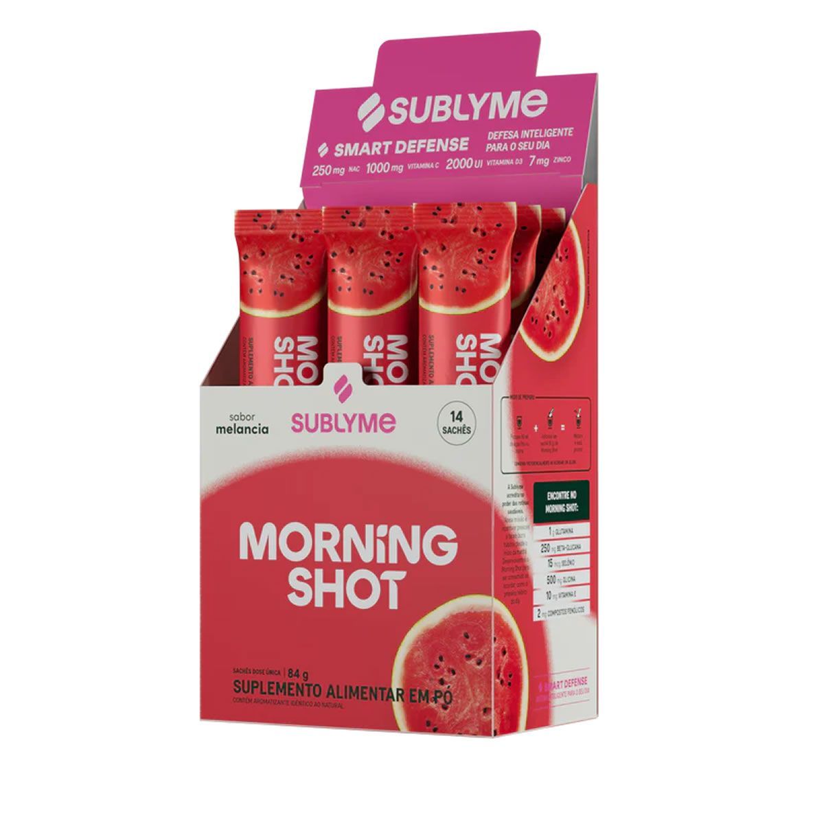 Morning Shot - 14 Sach�s 6g Melancia - Sublyme