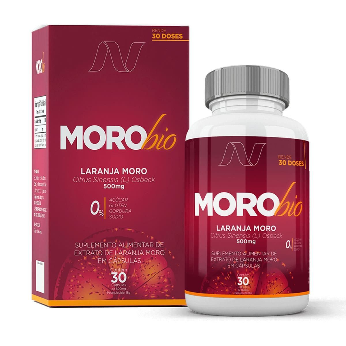 MoroBio Laranja Moro - 30 C�psulas - Nutrends