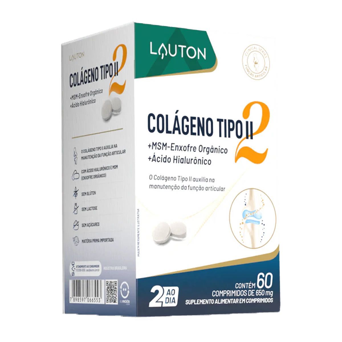 Col�geno Tipo II- 60 comprimidos - Lauton Nutrition
