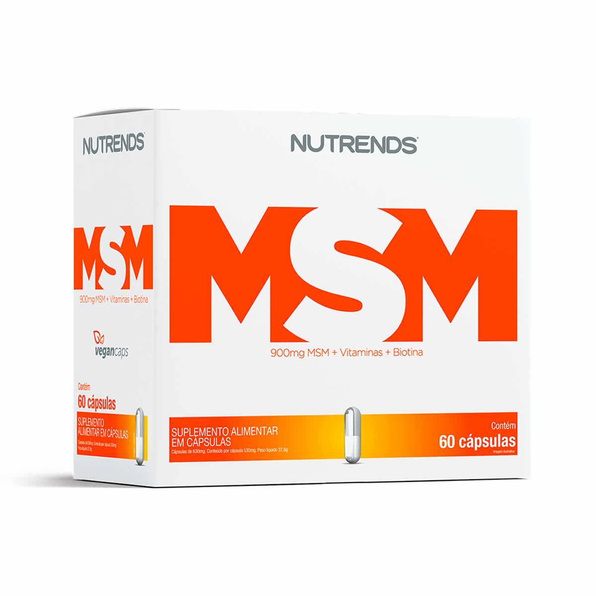MSM 900 - 60 C�psulas - Nutrends