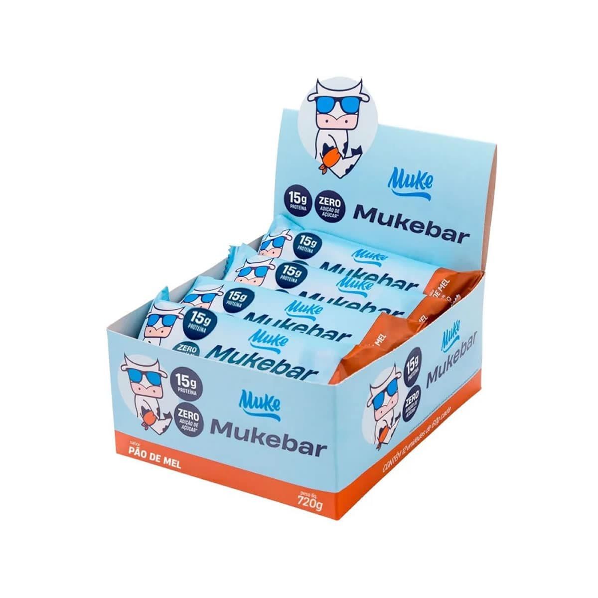 Mukebar - 12 Unidades 60g P�o de Mel - Mais Mu