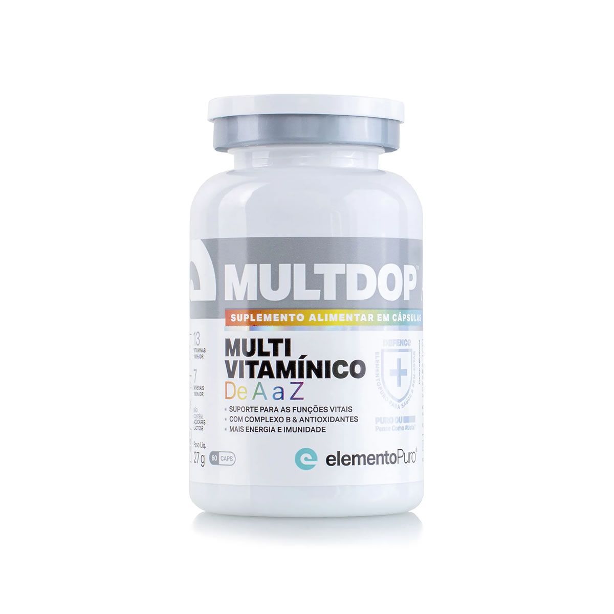 MultDop Multivitam�nico A-Z - 60 C�psulas - ElementoPuro