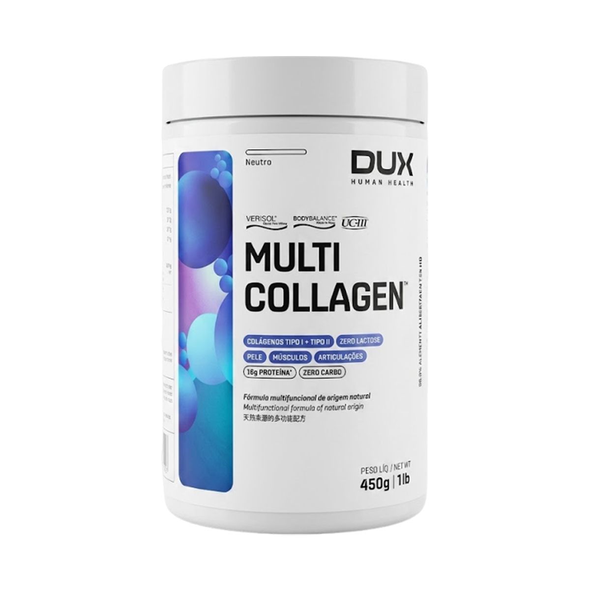 Multi Collagen - 450g Neutro - Dux Nutrition