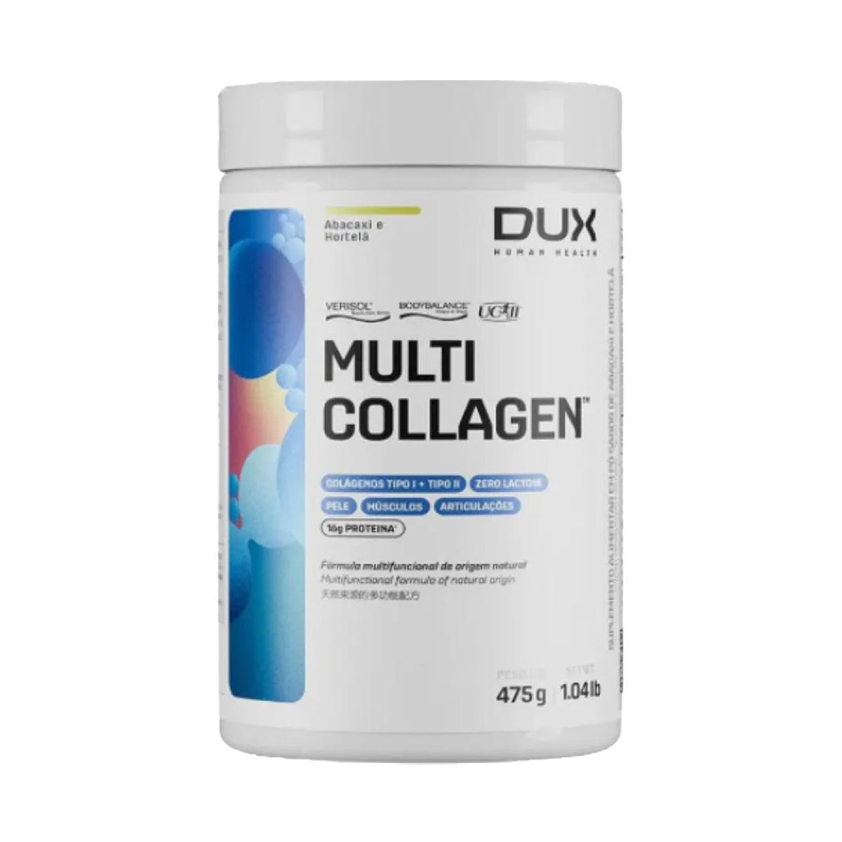 Multi Collagen - 475g Abacaxi com Hortel� - Dux Nutrition