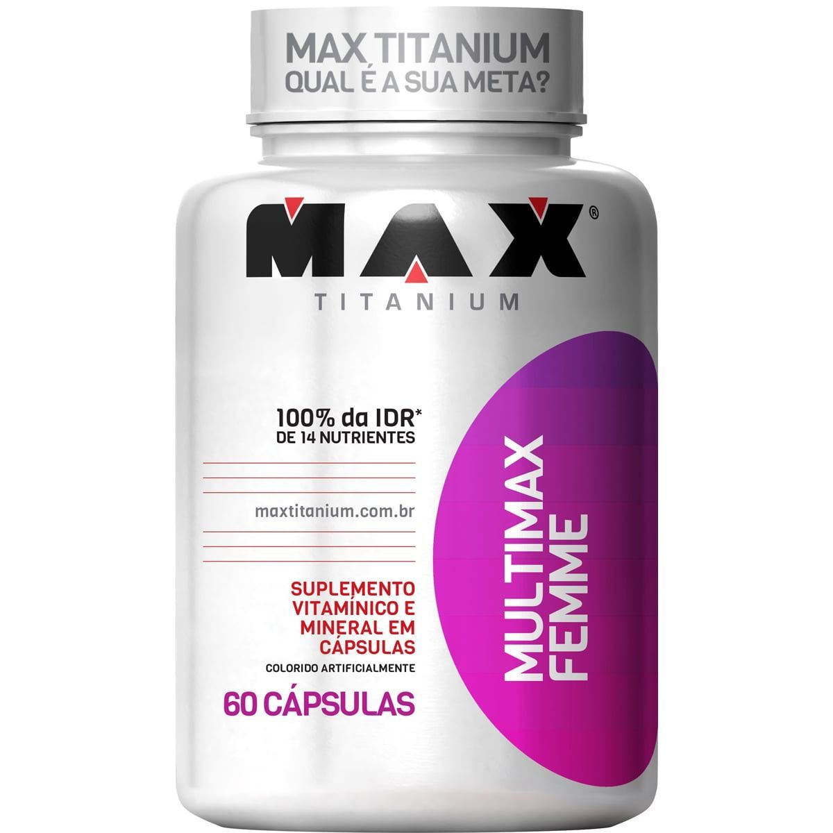 Multimax Femme - 60 c�psulas - Max Titanium