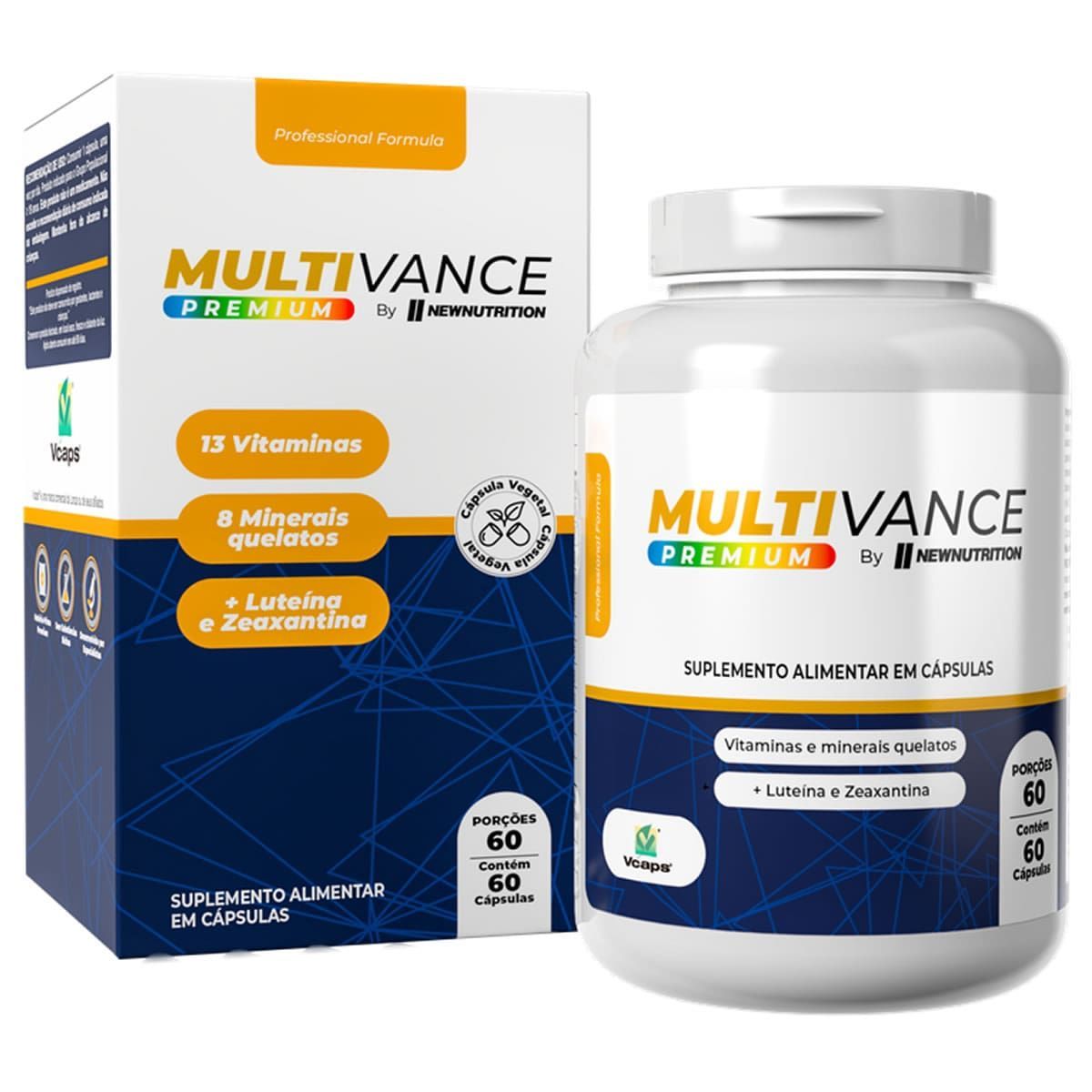 Multivance Premium - 60 C�psulas - NewNutrition
