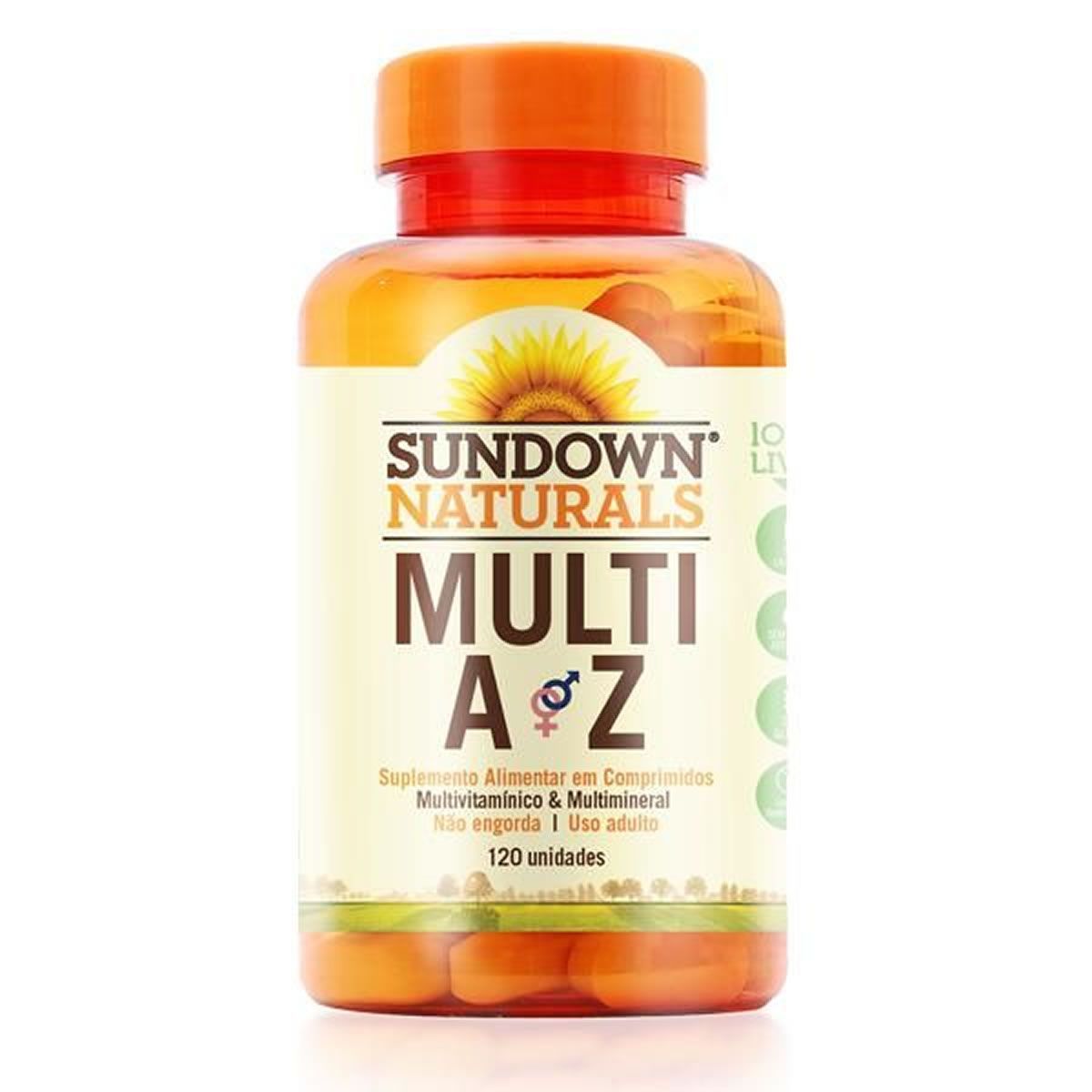 Multivitam�nico Multi AZ- 120 C�psulasTabletes - Sundown
