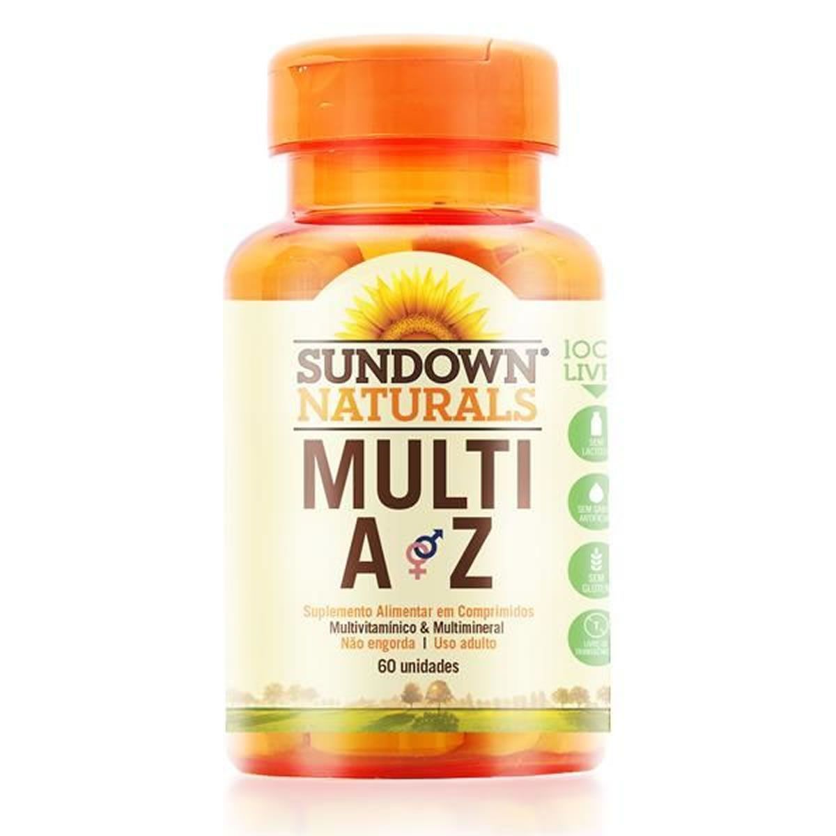 Multivitam�nico Multi AZ- 60 C�psulasTabletes - Sundown