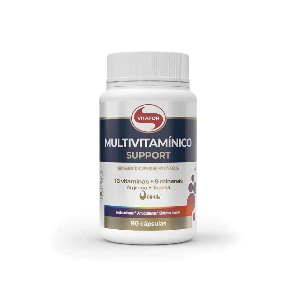 Multivitam�nico Support - 90 C�psulas 620mg - Vitafor