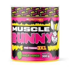 Muscle Bunny Pr�-Treino - 300g Ma�� Verde - Adaptogen
