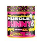 Muscle Bunny Pr�-Treino - 300g Ponche de Frutas - Adaptogen