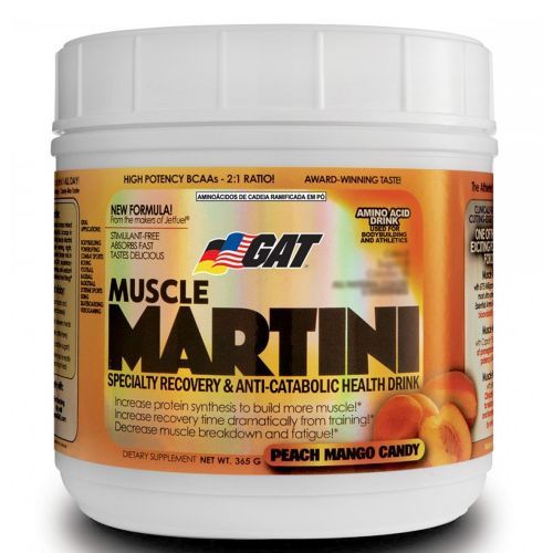 Muscle Martini - Peach Mango Candy 365g - GAT