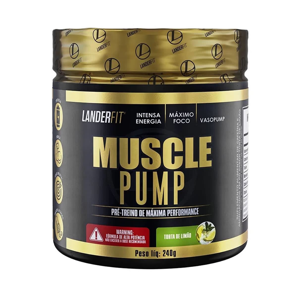 Muscle Pump - 240g Torta de Lim�o - Landerfit