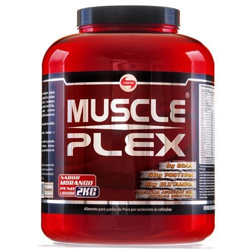 Muscle Plex - 2000G Morango - Vitafor