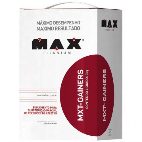 Mxt Gainers - 3000g Morango - Max Titanium