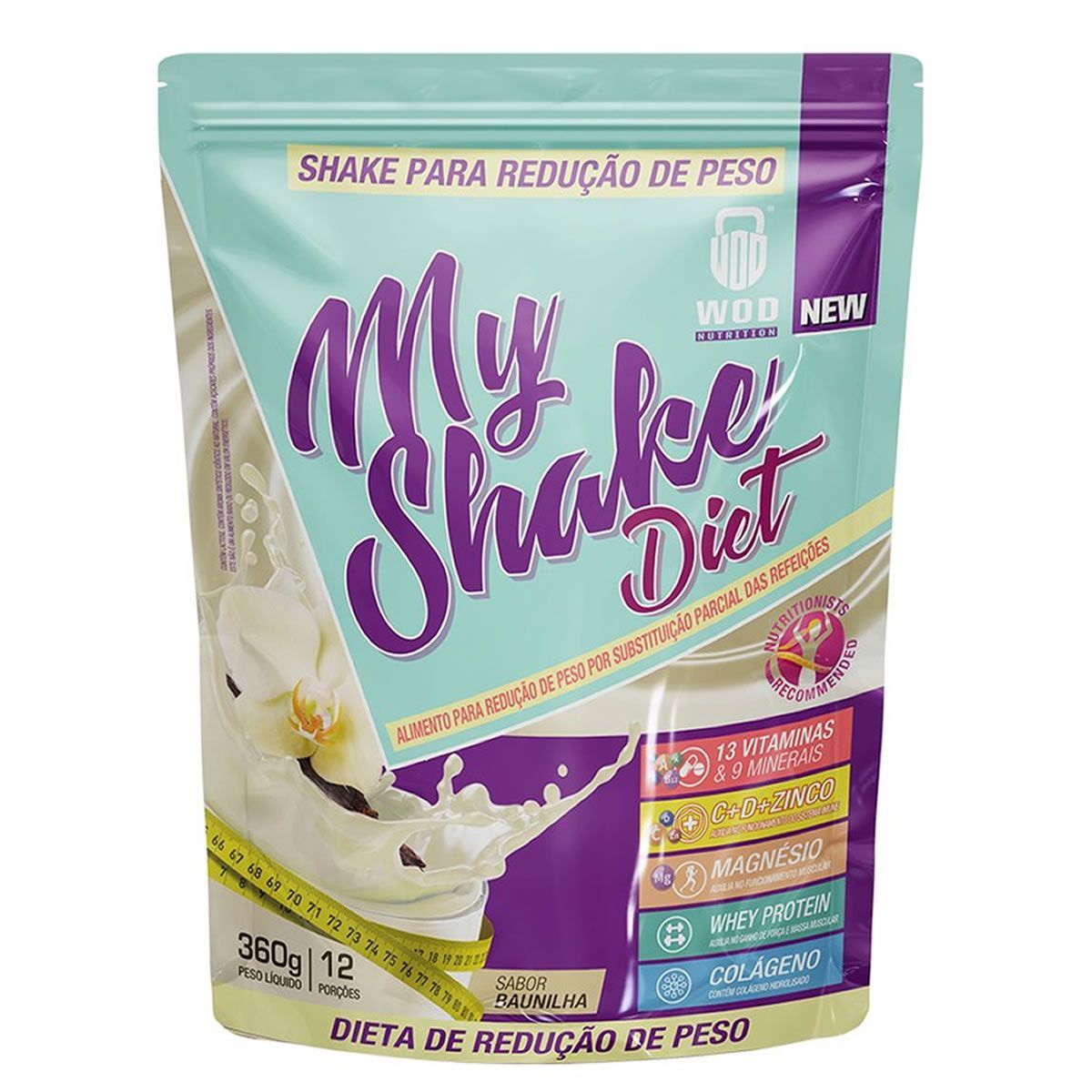 My Shake Diet - 360g Baunilha - Wod Nutrition