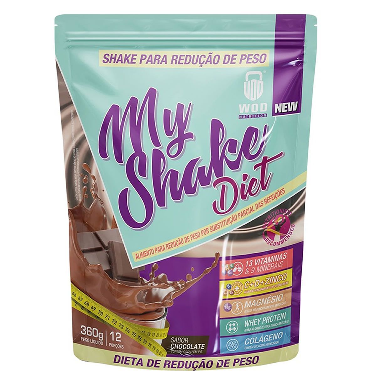 My Shake Diet - 360g Chocolate - Wod Nutrition
