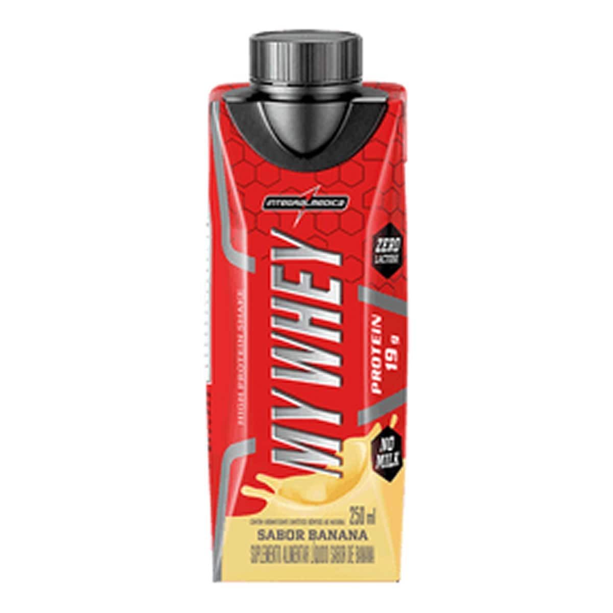 My Whey - 1 Unidade 250ml Banana - IntegralM�dica*** Data Venc. 30/03/2024