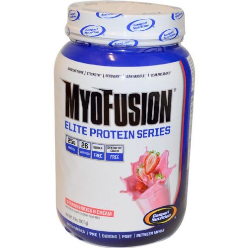 Myofusion Elite Protein Series - Morango 907g - Gaspari Nutrition
