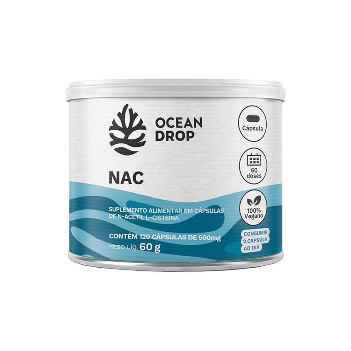 NAC -  120 C�psulas - Ocean Drop
