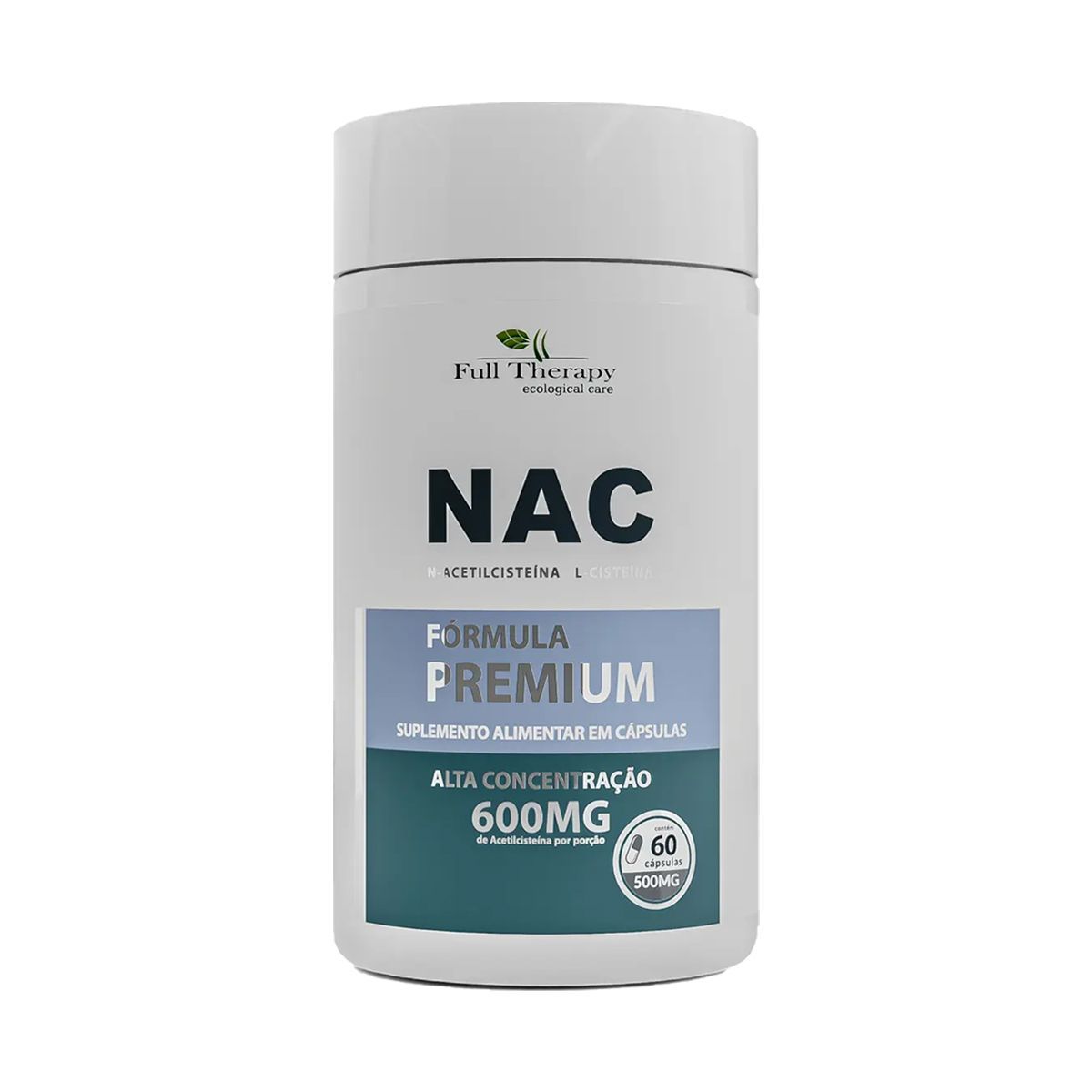 NAC 600mg - 60 C�psulas - Full Therapy