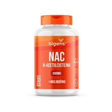 NAC N-acetilcisteina 600mg - 30 C�psulas - Bigens
