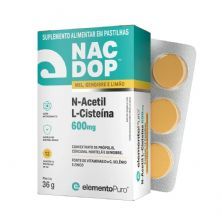 NacDop - 12 Pastilhas Mel Gengibre e Lim�o - ElementoPuro