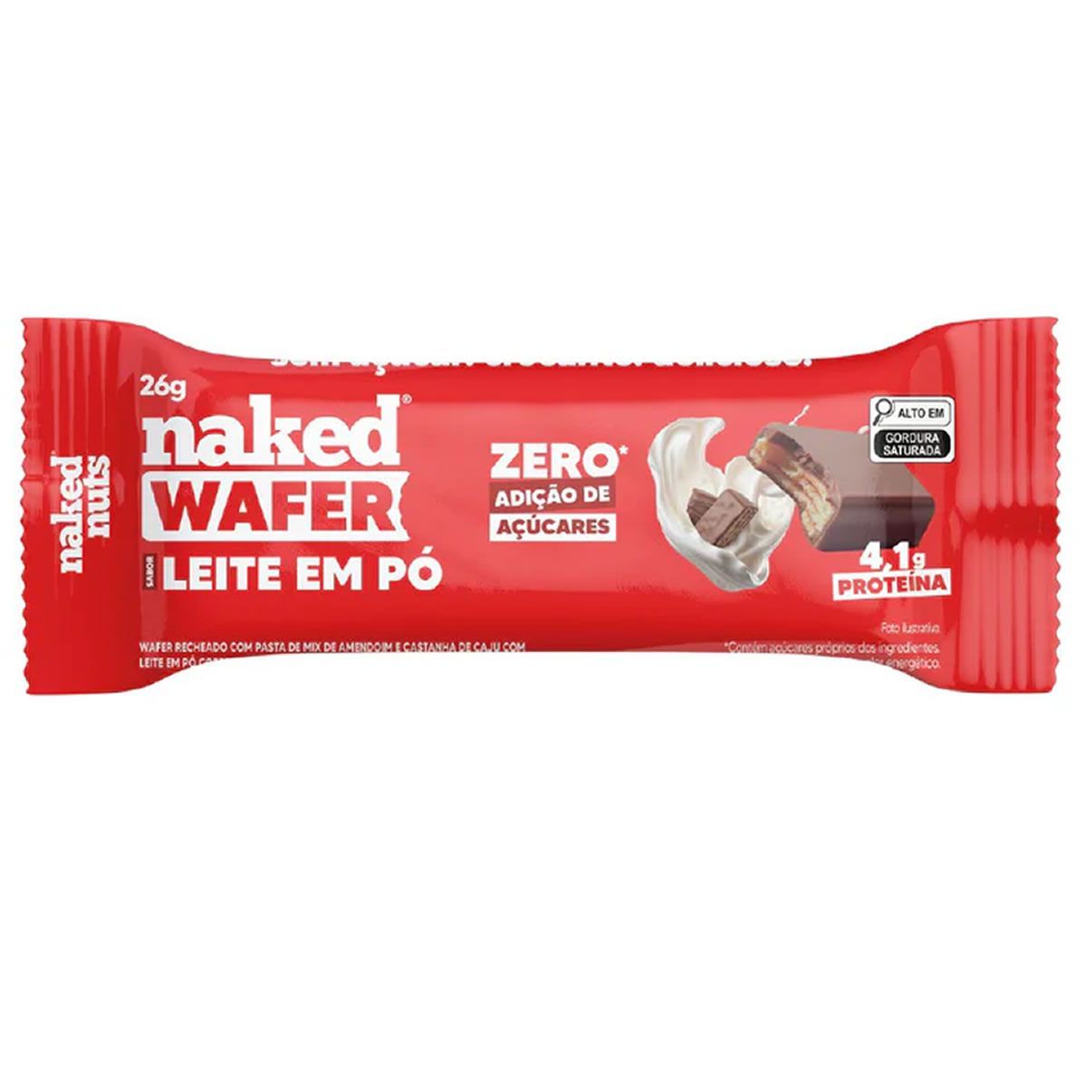 Naked Bites - 1 Unidade 26g Chocolate ao Leite - Naked Nuts