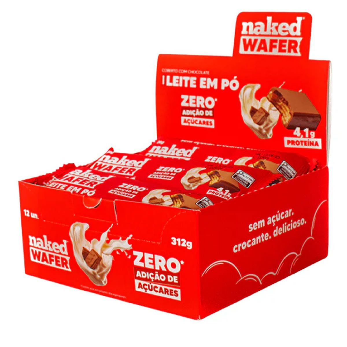 Naked Bites - 12 Unidades 26g Chocolate ao Leite - Naked Nuts