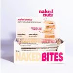 Naked Bites - 12 Unidades 26g Chocolate Branco - Naked Nuts*** Data Venc. 13/04/2024