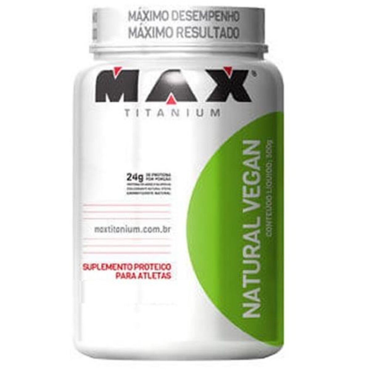 Natural Vegan - 500g Baunilha - Max Titanium