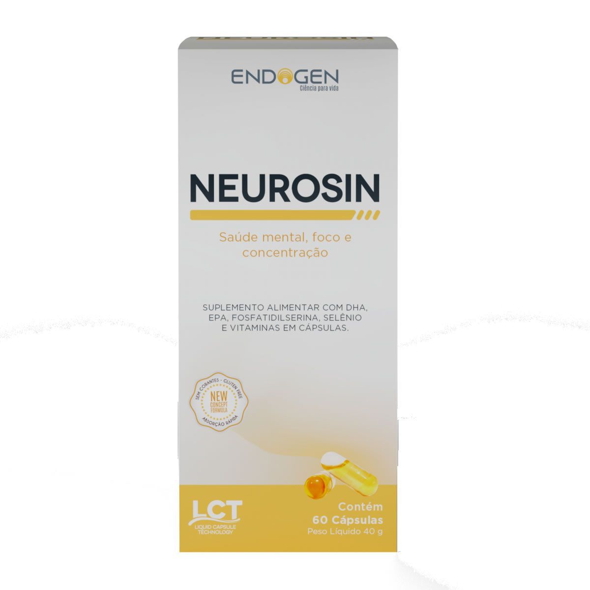 Neurosin - 60 C�psulas Liquidas - Endogen
