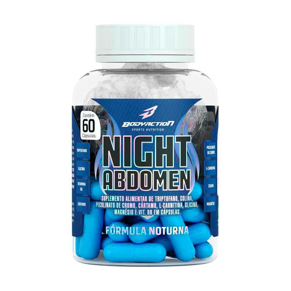Night Abdomen - 60 C�psulas -  Bodyaction*** Data Venc. 30/3/2023