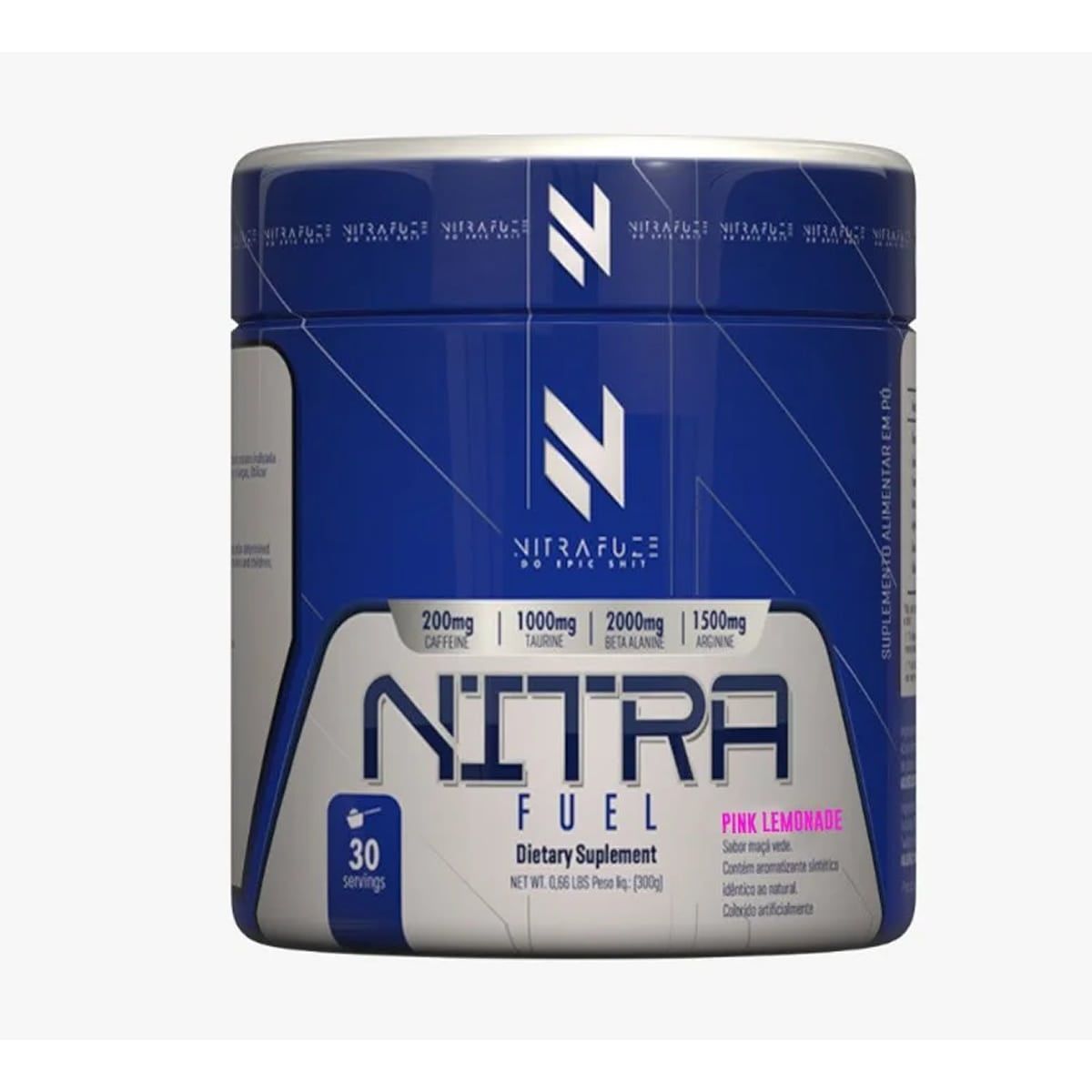 Nitra Fuel Pre Workout - 300g Pink Lemonade - Nitra Fuze*** Data Venc. 30/09/2023
