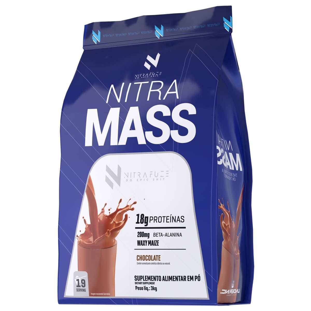 Nitra Mass - 3000g Chocolate - NitraFuze*** Data Venc. 30/05/2025