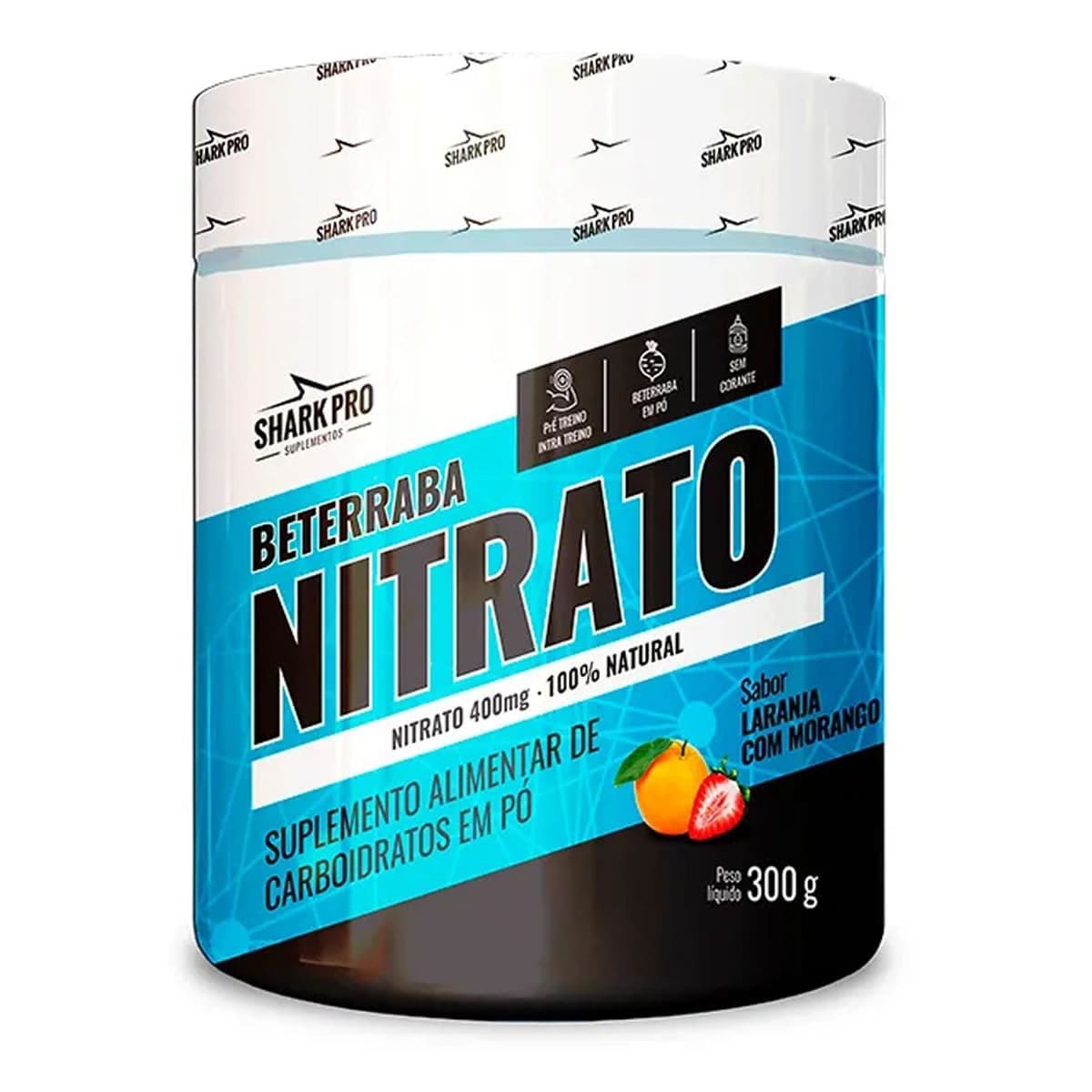 Nitrato - 300g Laranja com Morango - Shark Pro
