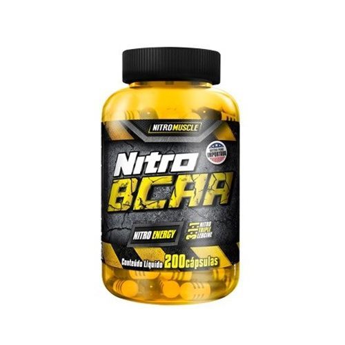 Nitro BCAA - 200 C�psulas - NitroMuscle