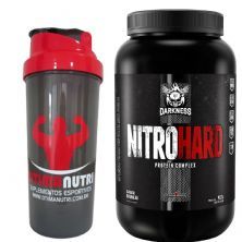 Nitro Hard Darkness - Baunilha 907g + Coqueteleira - Integralm�dica