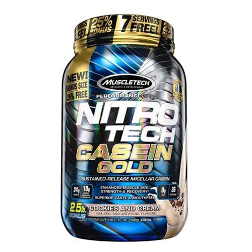 Nitro Tech Casein Gold - 1130g Cookies And Cream - Muscletech