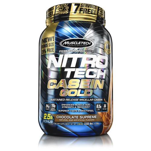 Nitro Tech Casein Gold - 1150g Chocolate Supreme - Muscletech