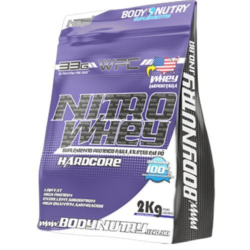 Nitro Whey Hardcore - 2000g Refil Chocolate - Body Nutry