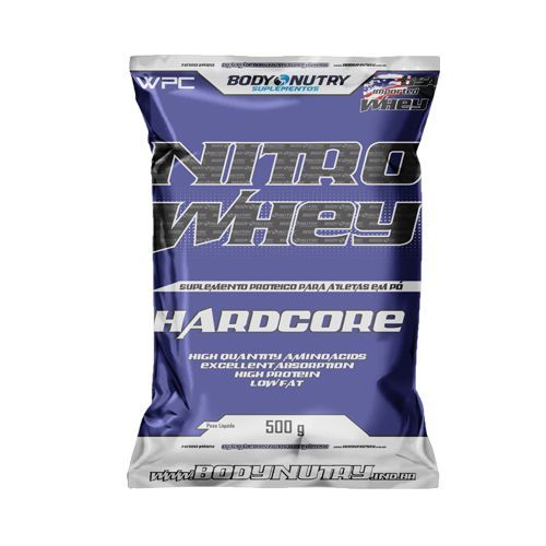 Nitro Whey Hardcore - 500g Refil Baunilha - Body Nutry