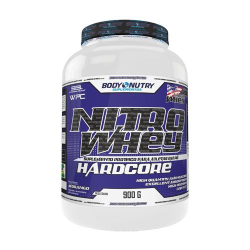 Nitro Whey Hardcore - 900g Morango - Body Nutry*** Data Venc. 17/12/2017